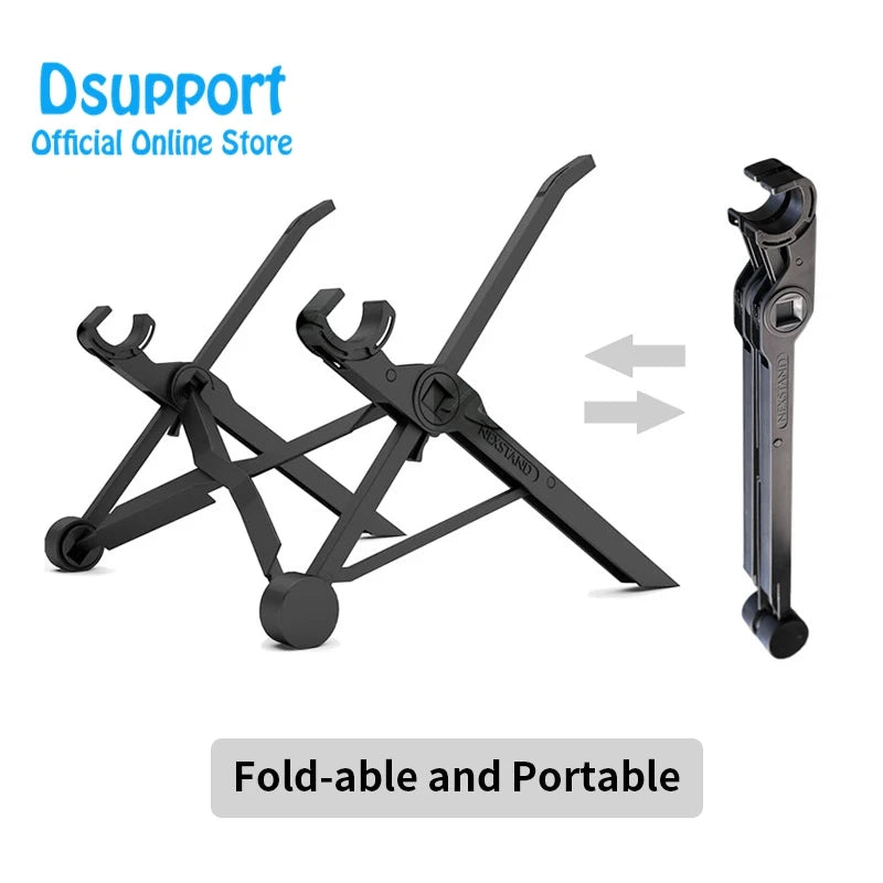 NEXSTAND K2 Laptop Stand Folding Portable Laptop Stand Viewing Angle Height Adjustable Bracket Laptop Accessories Cooling Holder