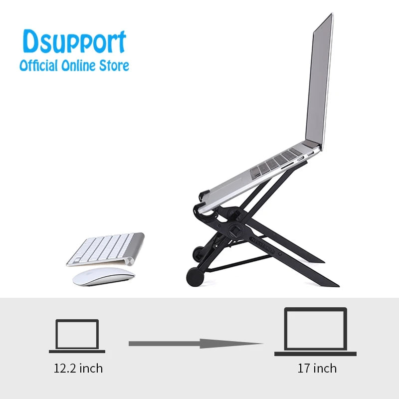 NEXSTAND K2 Laptop Stand Folding Portable Laptop Stand Viewing Angle Height Adjustable Bracket Laptop Accessories Cooling Holder