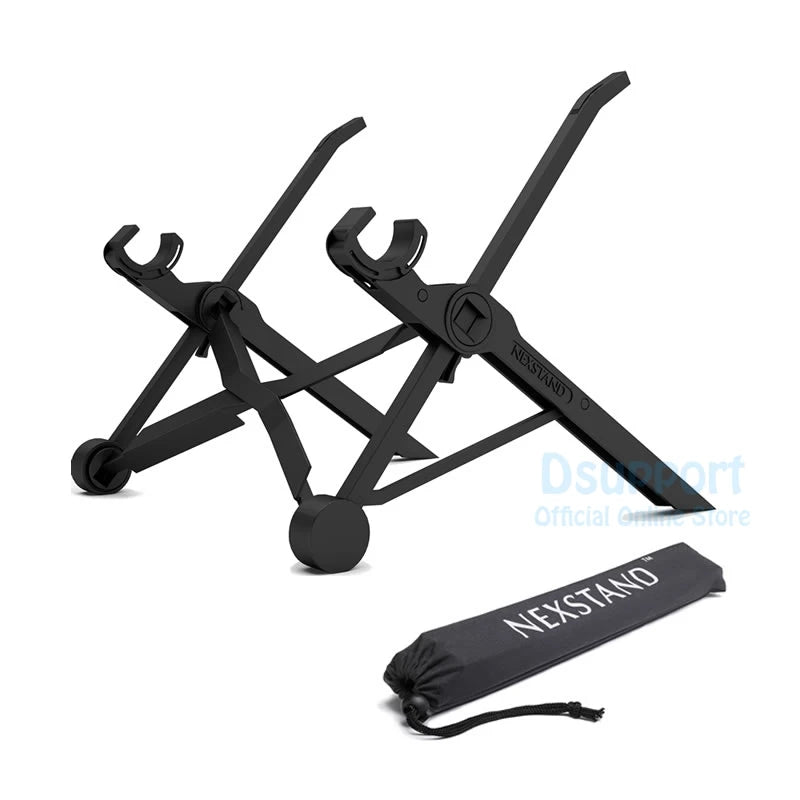 NEXSTAND K2 Laptop Stand Folding Portable Laptop Stand Viewing Angle Height Adjustable Bracket Laptop Accessories Cooling Holder