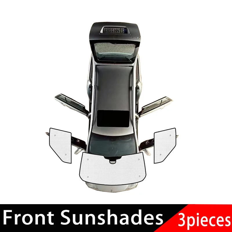 For Land Rover Discovery 4 Accessories 2009~2016 LR4 L319 Car Sun Visors Front Sun Window Visor Sunshade Covers Car Accessories