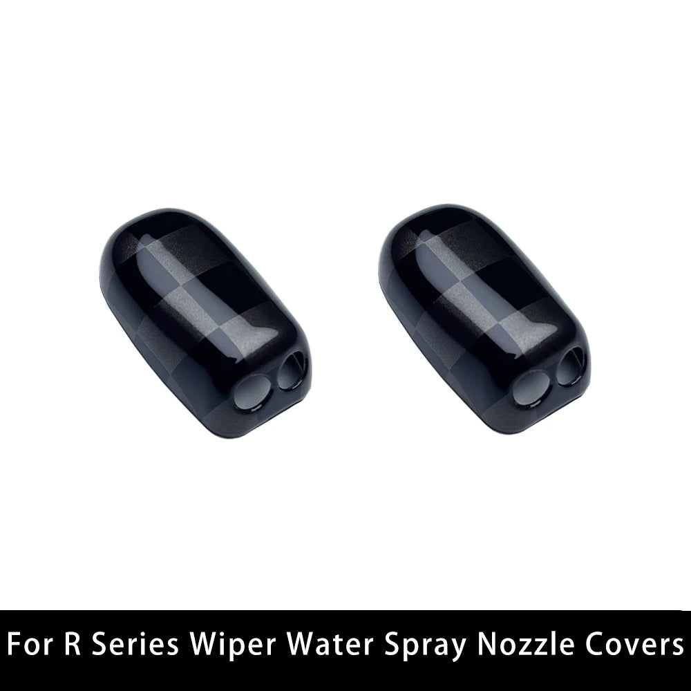 For MINI Cooper S One Countryman R60 R55 R56 R57 R58 R59 R50 R53 Union Jack Car Wiper Water Spray Nozzle Covers Auto Accessories