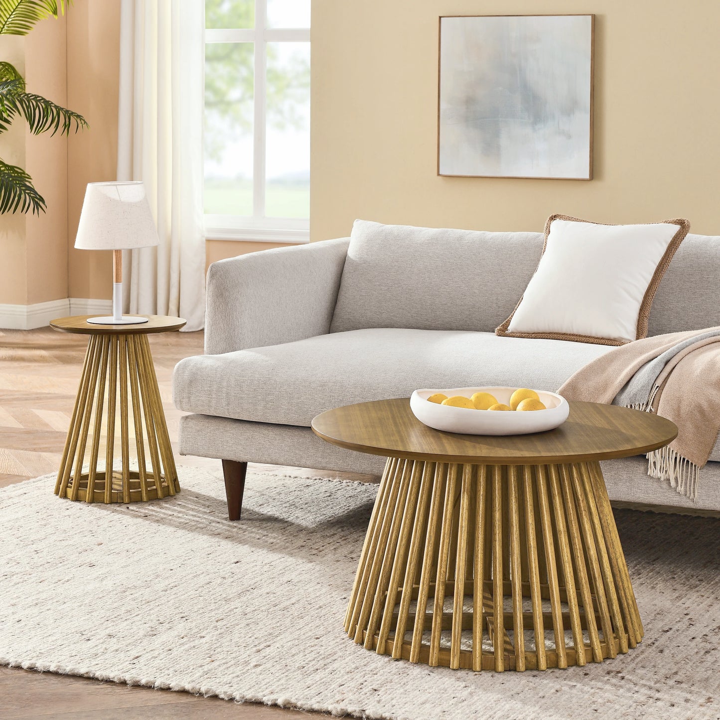 Modern Coffee Table – Simple and Elegant Design, Solid Wood Construction, Perfect for Living Room, Stylish and Functional