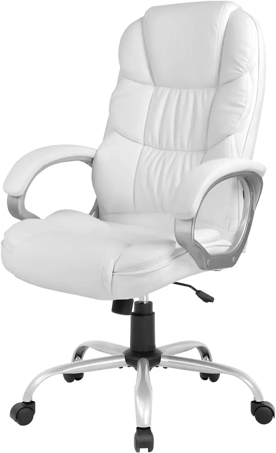 Office Chair ,High back ergonomic office chair, PU leather swivel work chair with armrests and lumbar support, Office Chair .