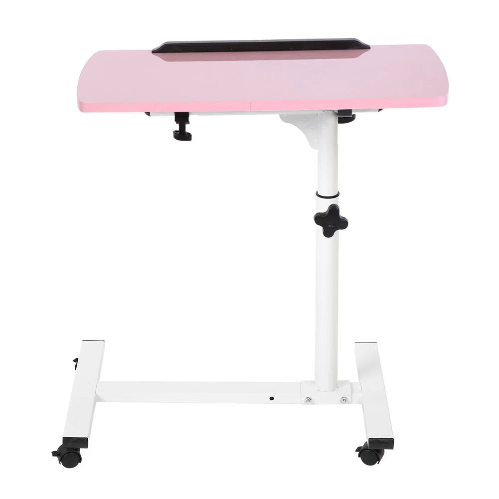 Portable Multifunctional Removable Laptop Desk with Wheels Bed Sofa Books Snack
