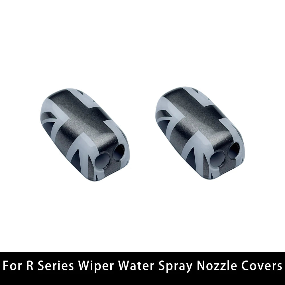 For MINI Cooper S One Countryman R60 R55 R56 R57 R58 R59 R50 R53 Union Jack Car Wiper Water Spray Nozzle Covers Auto Accessories