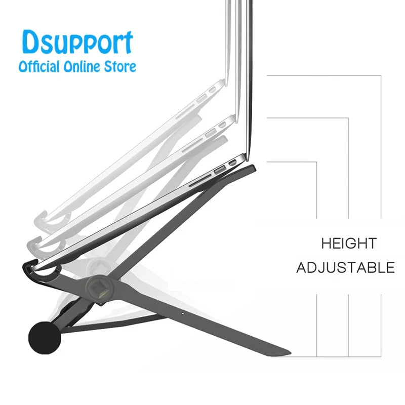 NEXSTAND K2 Laptop Stand Folding Portable Laptop Stand Viewing Angle Height Adjustable Bracket Laptop Accessories Cooling Holder