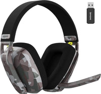 BINNUNE 2.4GHz Wireless Gaming Headset with Mic for PS5 PS4 PC Mac Playstation Bluetooth Gaming Headset with Microphone