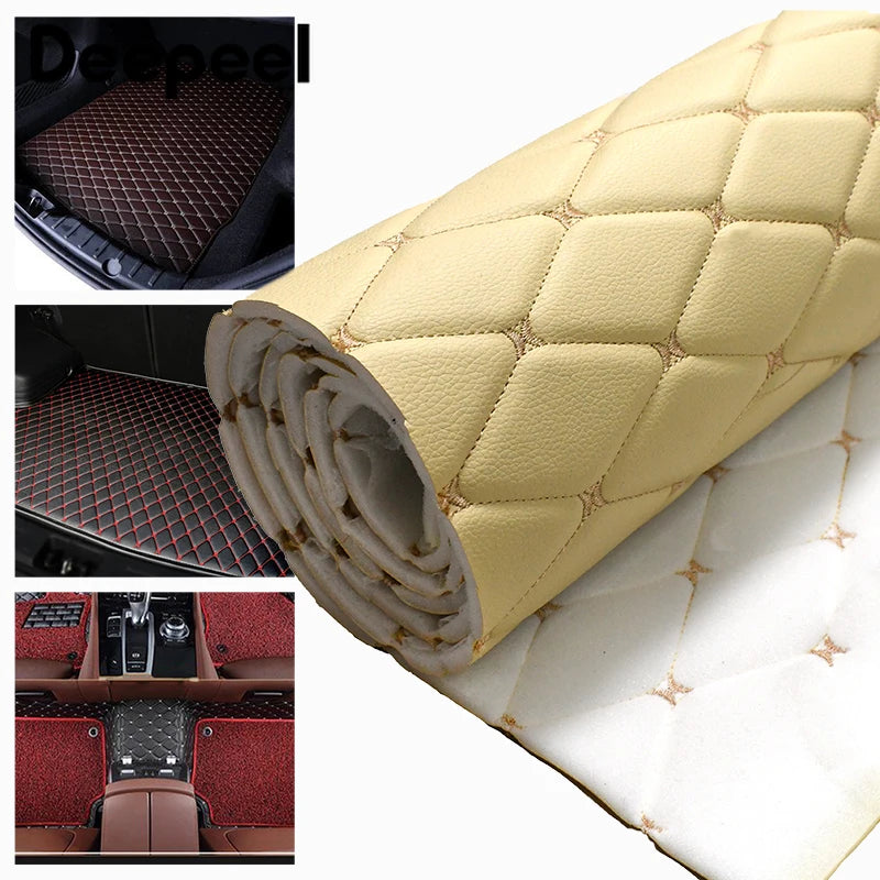 45*160cm Synthetic Leather Fabric 0.7mm  PVC Fabrics for Car Floor Seat Cushion Background Wall Upholstery Material Accessories