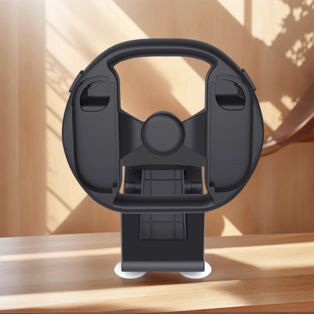 Racing Wheel Grip with Suction Cup Base Gaming Steering Wheel for Nintendo Switch2 Joy-Con Accessories Steering Wheel Grip Stand