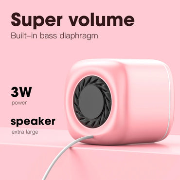 Desktop Wired USB Computer Dual Speaker for Laptop PC Phone 4D Suround Stereo Subwoofer AUX Playback Deep Bass Sound Loudspeaker