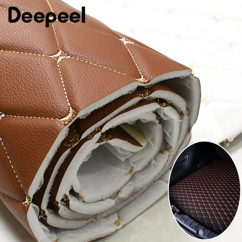 45*160cm Synthetic Leather Fabric 0.7mm  PVC Fabrics for Car Floor Seat Cushion Background Wall Upholstery Material Accessories