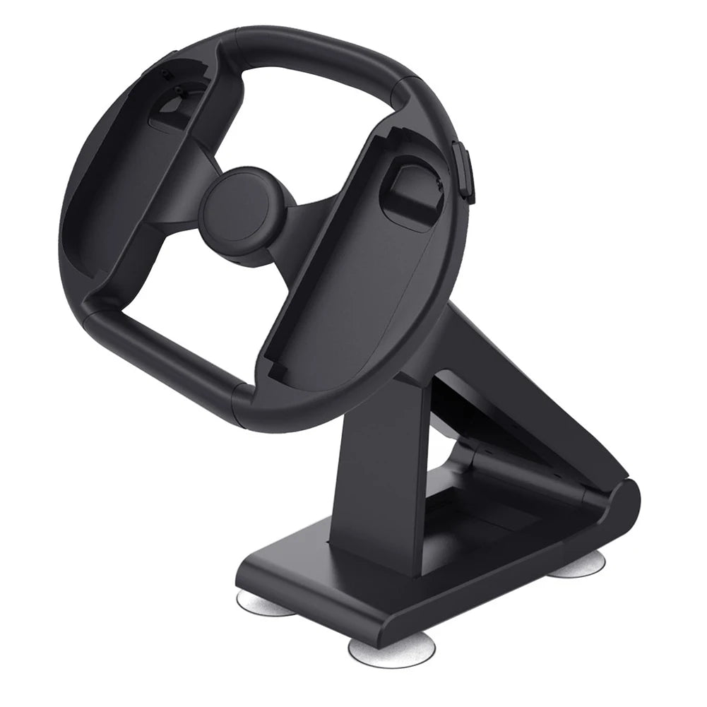 Racing Wheel Grip with Suction Cup Base Gaming Steering Wheel for Nintendo Switch2 Joy-Con Accessories Steering Wheel Grip Stand