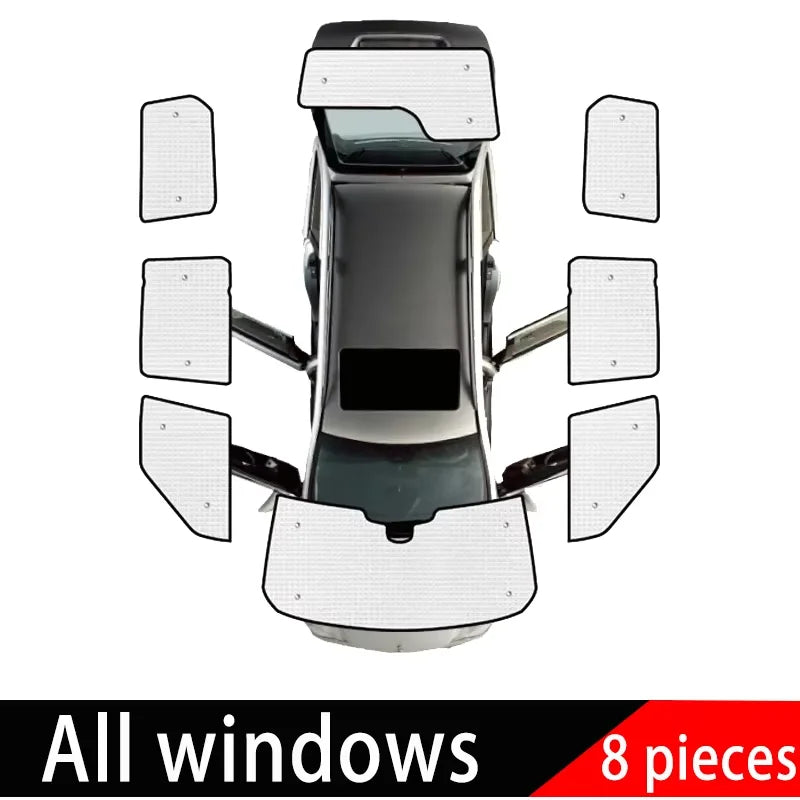 For Land Rover Discovery 4 Accessories 2009~2016 LR4 L319 Car Sun Visors Front Sun Window Visor Sunshade Covers Car Accessories