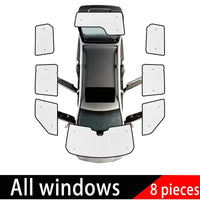 For Land Rover Discovery 4 Accessories 2009~2016 LR4 L319 Car Sun Visors Front Sun Window Visor Sunshade Covers Car Accessories