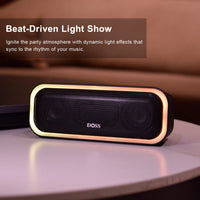 DOSS 20W Bluetooth Speaker Wireless 5.0 Powerful Stereo Sound Extra Bass Sound Box TWS Pairing IPX6 Waterproof Portable Speakers