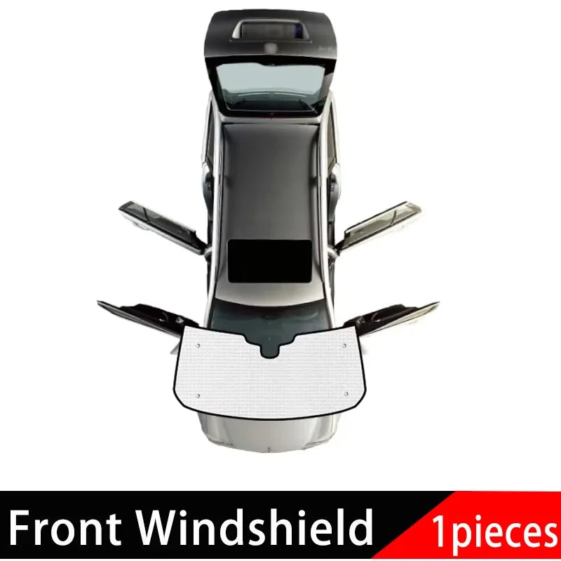 For Land Rover Discovery 4 Accessories 2009~2016 LR4 L319 Car Sun Visors Front Sun Window Visor Sunshade Covers Car Accessories