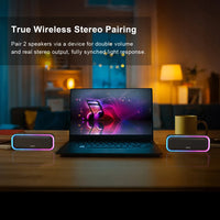 DOSS 20W Bluetooth Speaker Wireless 5.0 Powerful Stereo Sound Extra Bass Sound Box TWS Pairing IPX6 Waterproof Portable Speakers