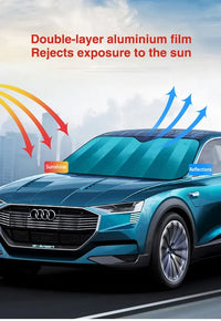 For Land Rover Discovery 4 Accessories 2009~2016 LR4 L319 Car Sun Visors Front Sun Window Visor Sunshade Covers Car Accessories
