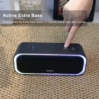 DOSS 20W Bluetooth Speaker Wireless 5.0 Powerful Stereo Sound Extra Bass Sound Box TWS Pairing IPX6 Waterproof Portable Speakers