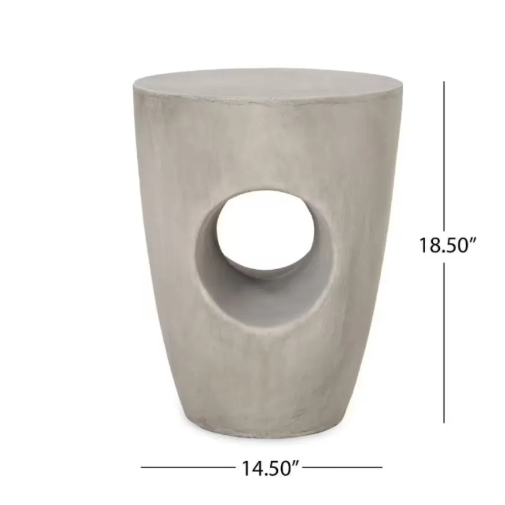 Randall Outdoor Contemporary Lightweight Accent Side Table
