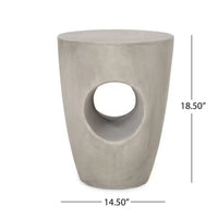 Randall Outdoor Contemporary Lightweight Accent Side Table