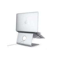 Macbook stand TI-Station: Stand, Holder for apple macbook air, Macbook Pro, All notebooks, Silver
