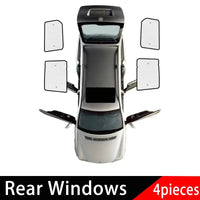 For Land Rover Discovery 4 Accessories 2009~2016 LR4 L319 Car Sun Visors Front Sun Window Visor Sunshade Covers Car Accessories