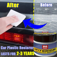 Car Plastic Restorer tire Leather and Plastic Repair Polishing Wax Auto Interior & Panel Renewal Polish repair Wax Coating Agent