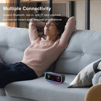 DOSS Bluetooth Speaker 24W Powerful Sound Bass Subwoofer Sound Box TWS Pairing IPX6 Waterproof Outdoor Portable Wireless Speaker
