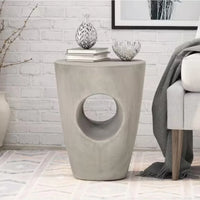 Randall Outdoor Contemporary Lightweight Accent Side Table