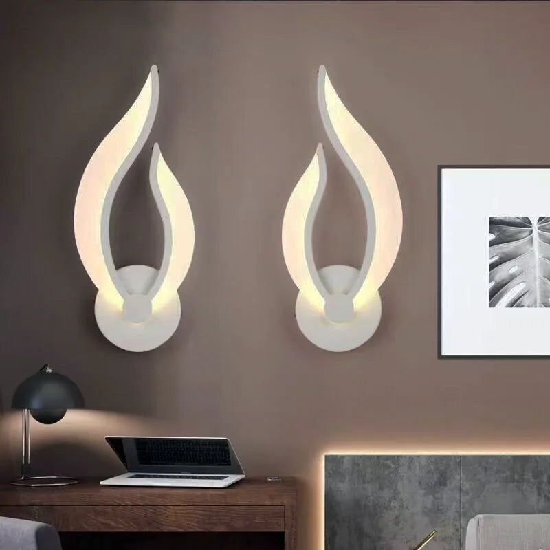 Modern LED wall lights creative lighting fixtures indoor home decoration lighting bedroom living room sofa background decoration