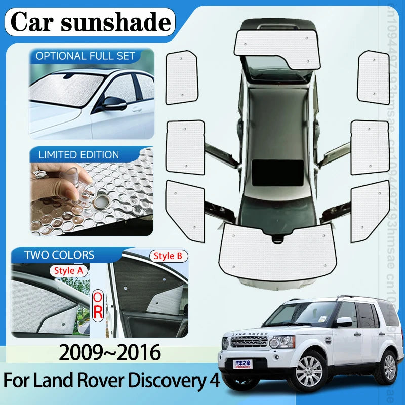 For Land Rover Discovery 4 Accessories 2009~2016 LR4 L319 Car Sun Visors Front Sun Window Visor Sunshade Covers Car Accessories