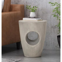 Randall Outdoor Contemporary Lightweight Accent Side Table