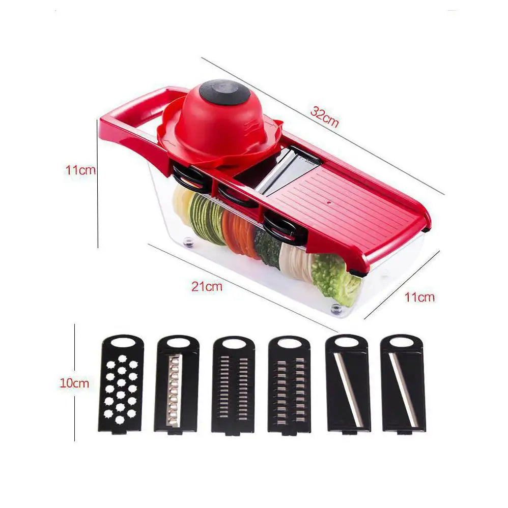 22 piece sets Multifunctional Manual Chopper Household Kitchen Accessories Cutter Slicer Onion Dicer Vegetable Potato Cutter