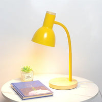 Nordic Modern Wood Iron LED Eye Protection Desk Lamp Creative Living Room Bedside Bedroom Decoration Ornament Small Night Light