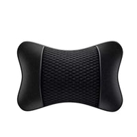 Car Universal Seat Headrest Double Side Pu Leather Neck Memory Pillow Head Support Protector Cushion Auto Travel Accessories